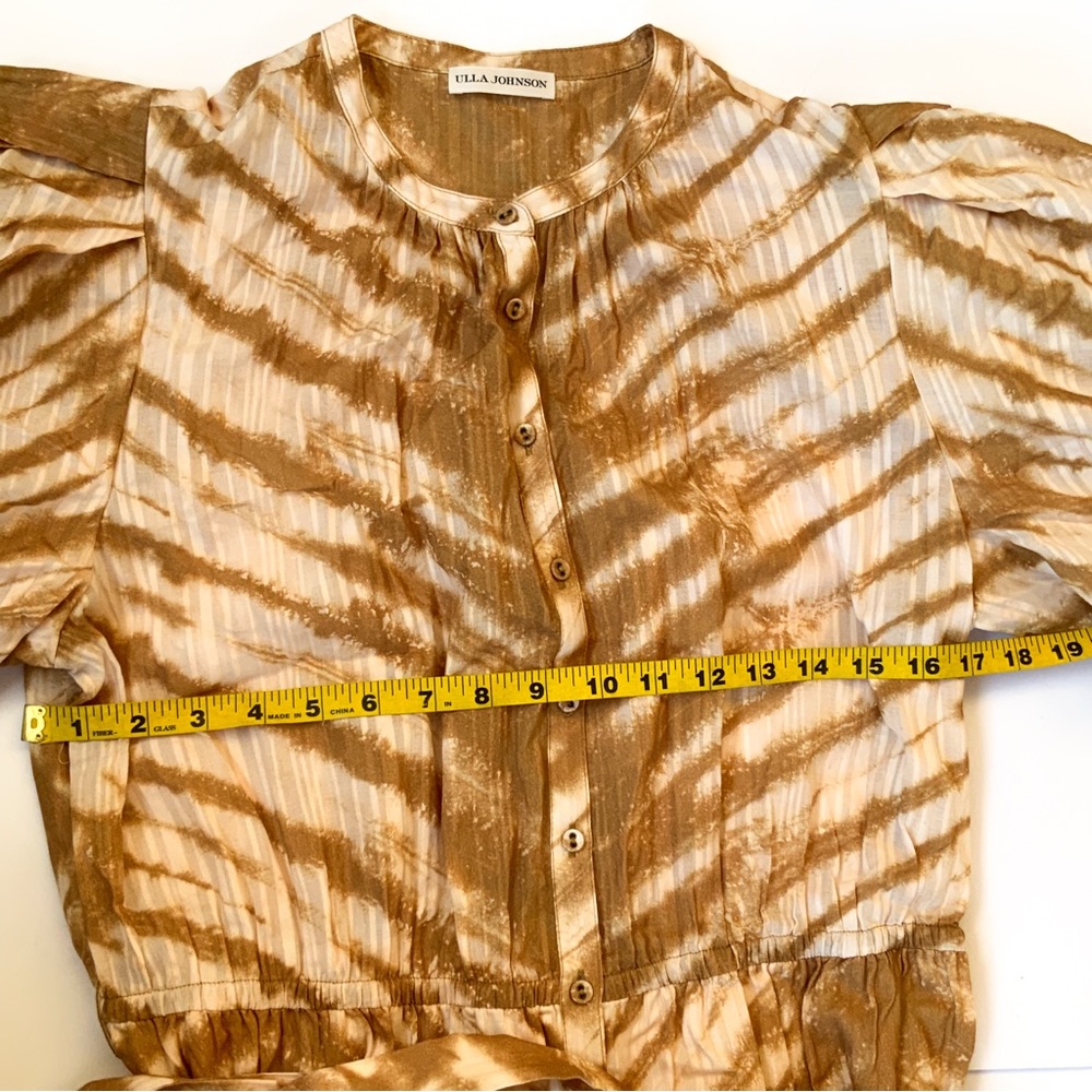 Ulla Johnson Magdalena Tie-Dye Midi Dress Dress Size 12 - Picture 7 of 7